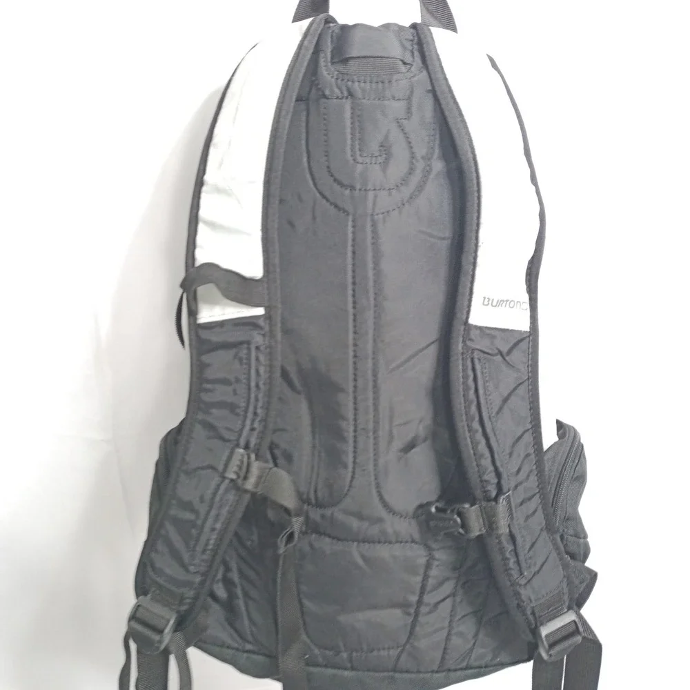 Burton Treble Yell Backpack Gray Black Colorblock Skate School Bag s9